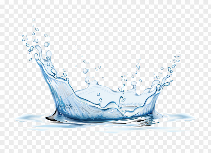 AGUA Drop Drinking Water Splash PNG