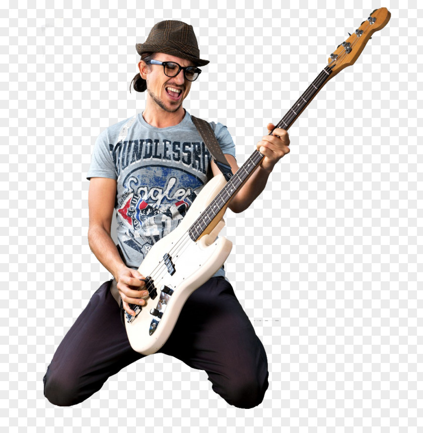 Bass Guitar Electric Microphone Slide PNG