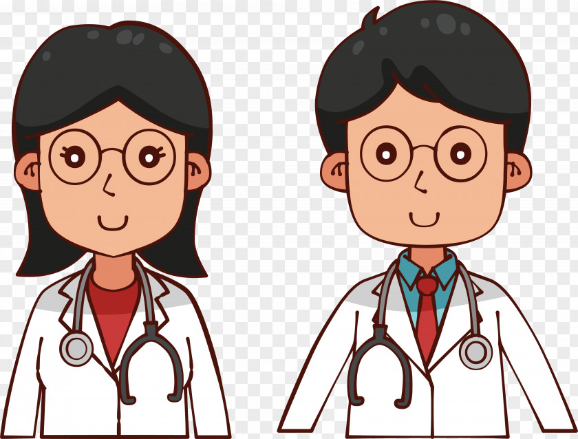 Cartoon Doctor Figure Physician Clip Art PNG