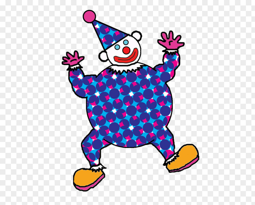 Happy Clown Cartoon Clip Art PNG