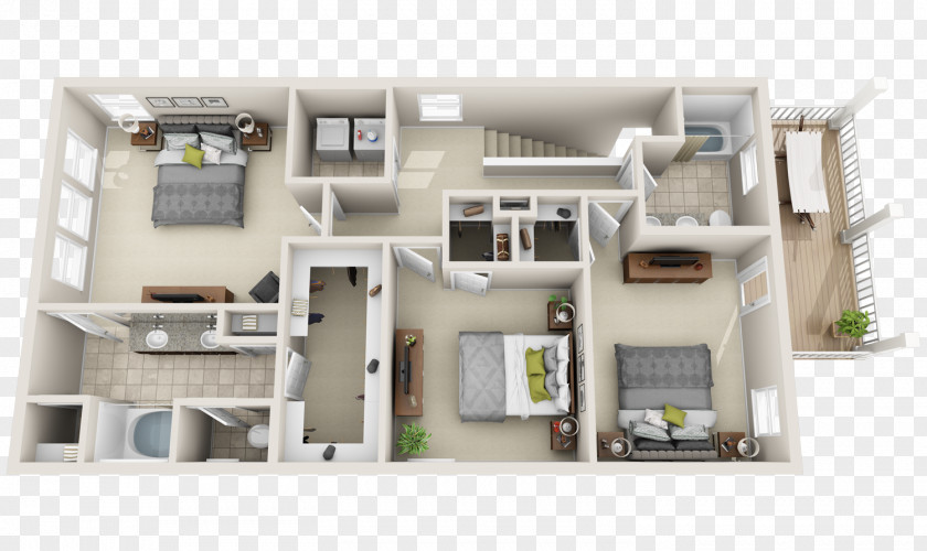 House 3D Floor Plan Home Interior Design Services PNG