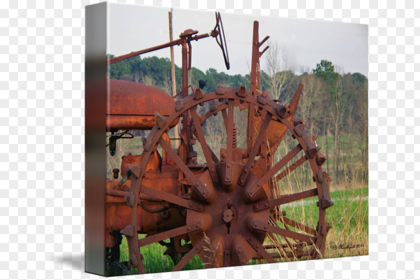 Old Tractor Gallery Wrap Canvas Art Printmaking Printing PNG