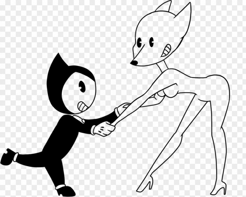 Bendy And The Ink Machine Drawing Line Art PNG