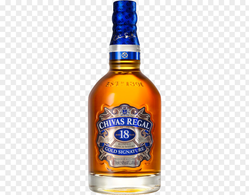 Chivas Regal Scotch Whisky Blended Whiskey Liquor PNG