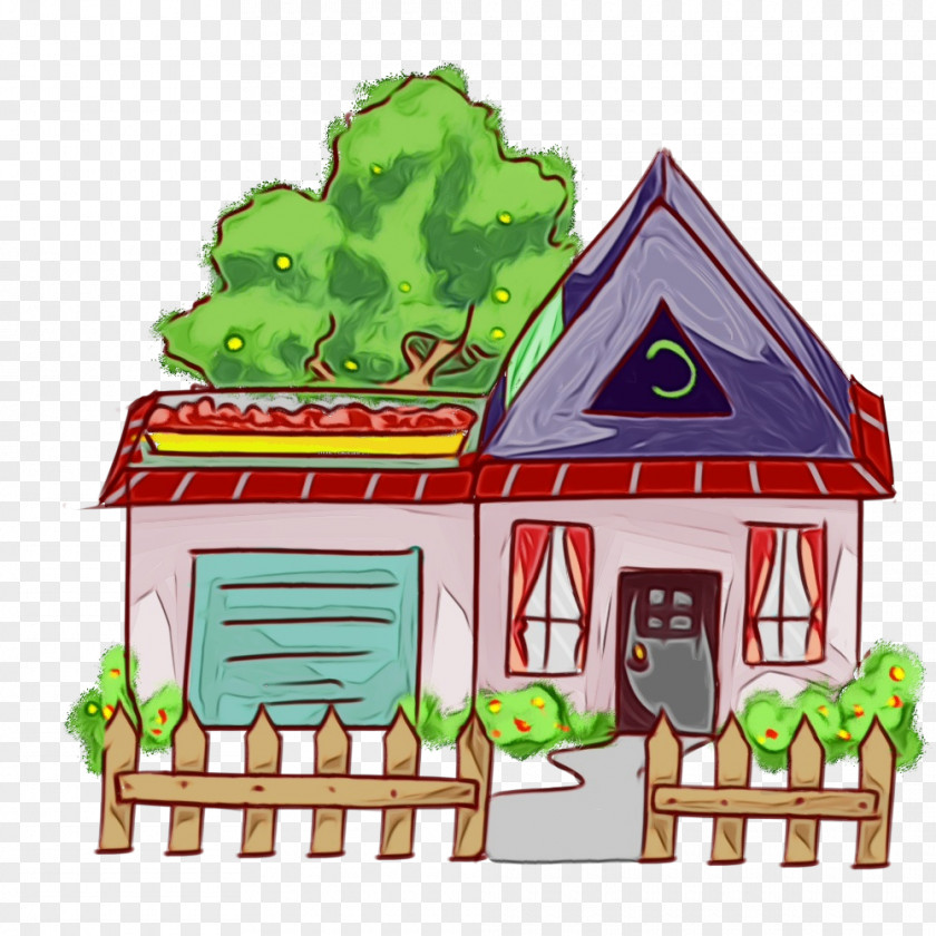 House Cartoon Shed Roof Home PNG