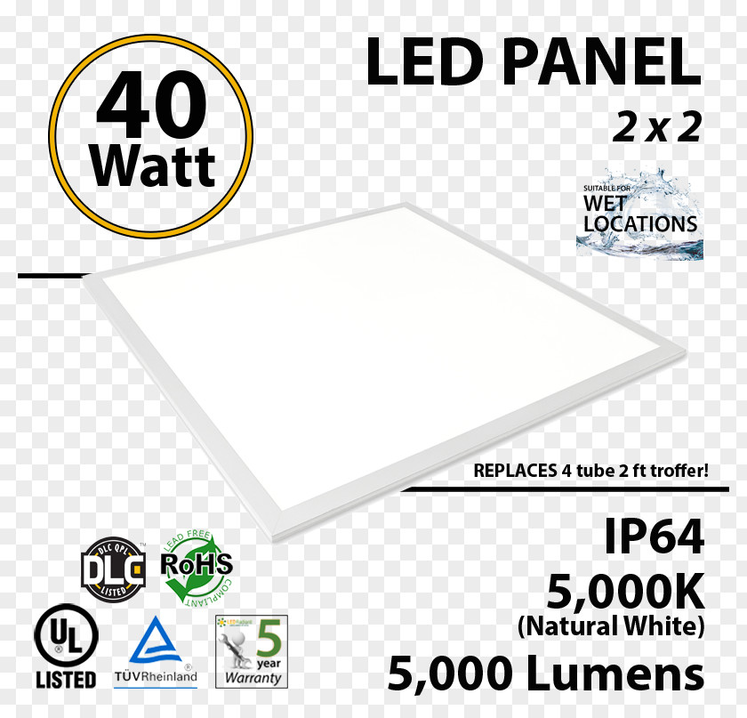 Luminous Efficiency Light-emitting Diode LED Tube Lamp Fluorescent PNG