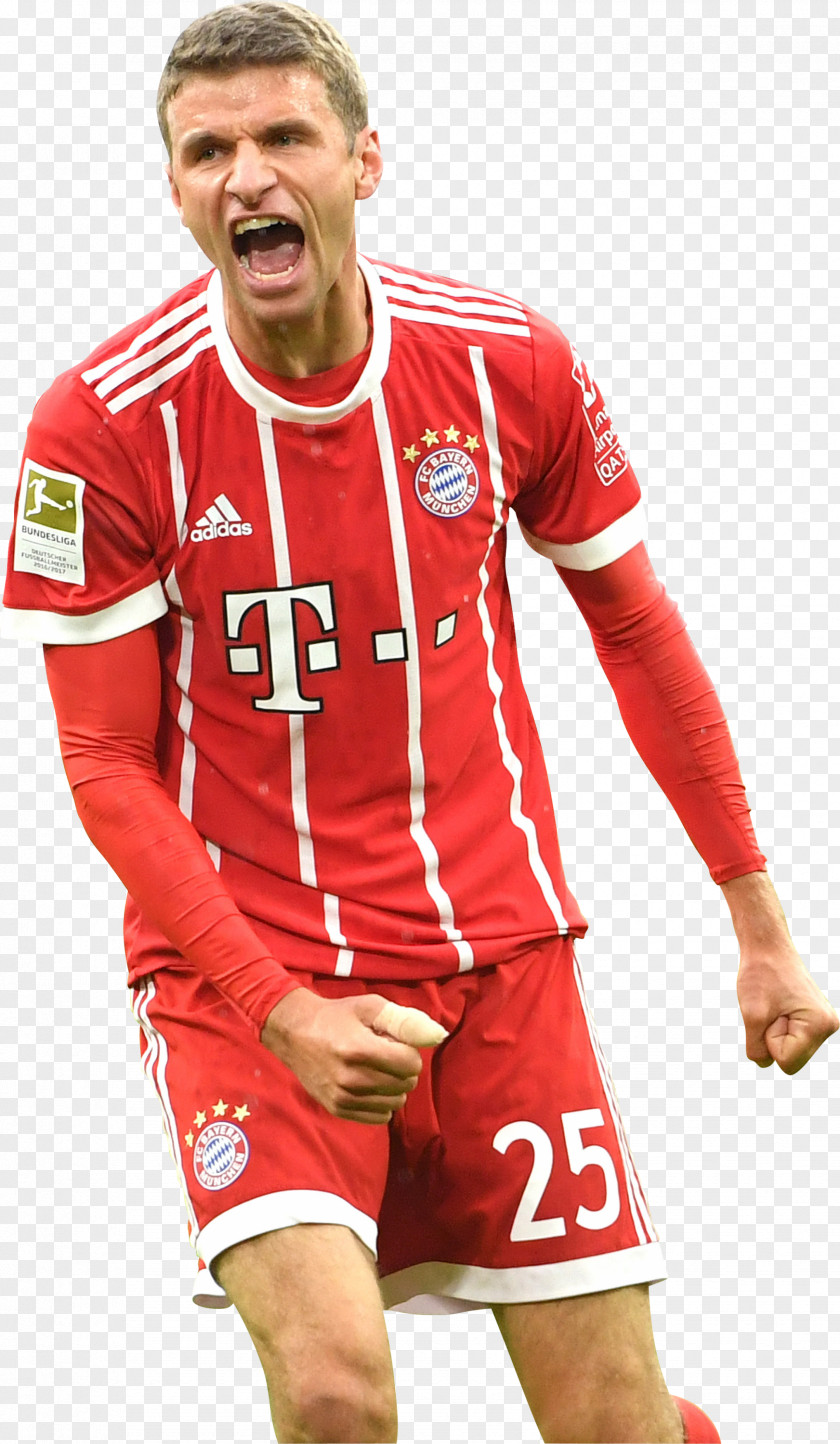 Munich Germany Thomas Müller Jersey FC Bayern Football Player PNG