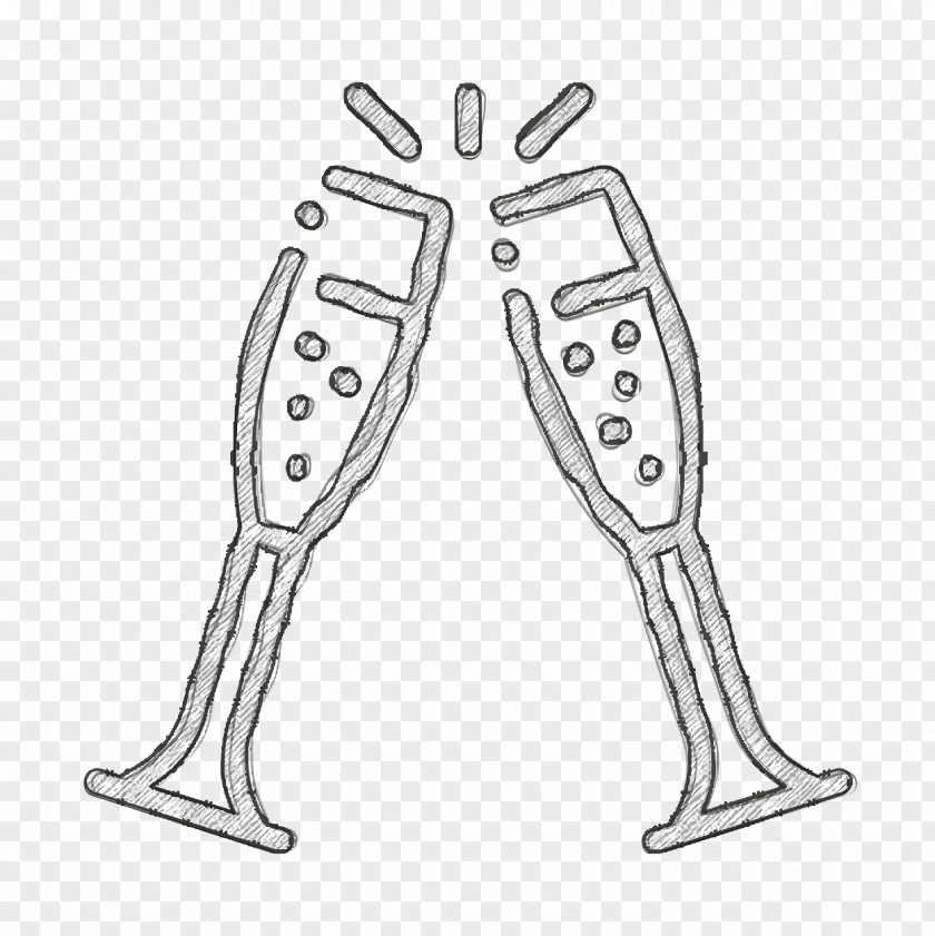 Wedding Icon Cheers Toast PNG