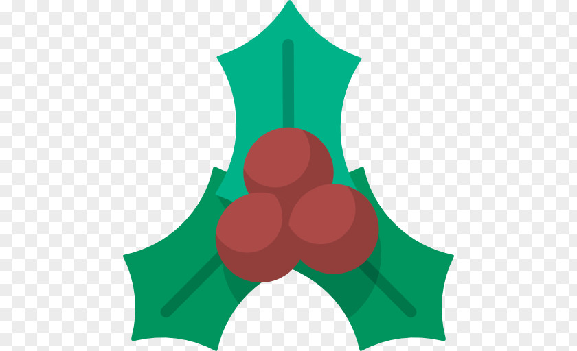 Mistletoe Green Leaf Teal PNG