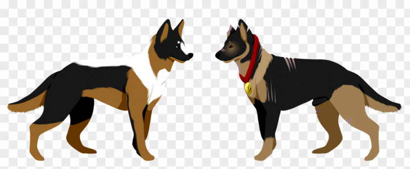 Old German Shepherd Dog Breed Character Paw Clip Art PNG