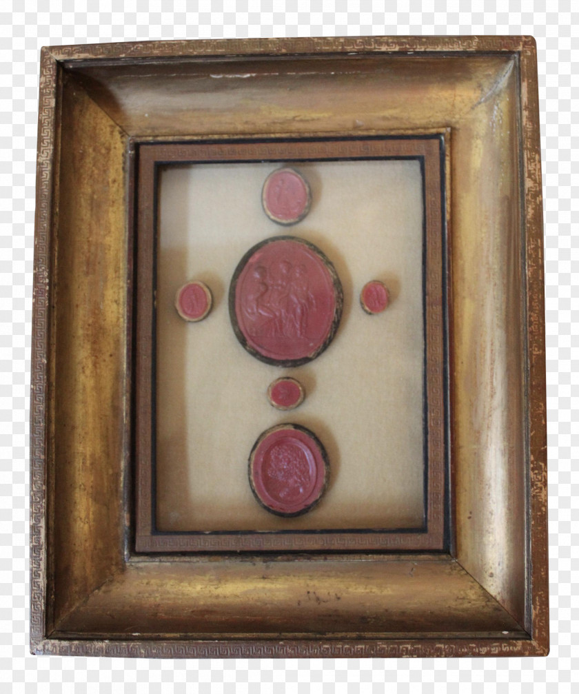 Red Wax Seal Picture Frames Still Life Rectangle PNG