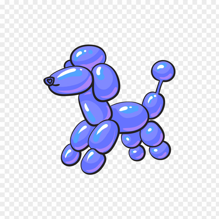 Blue Balloon Puppy Modelling Stock Photography Illustration PNG