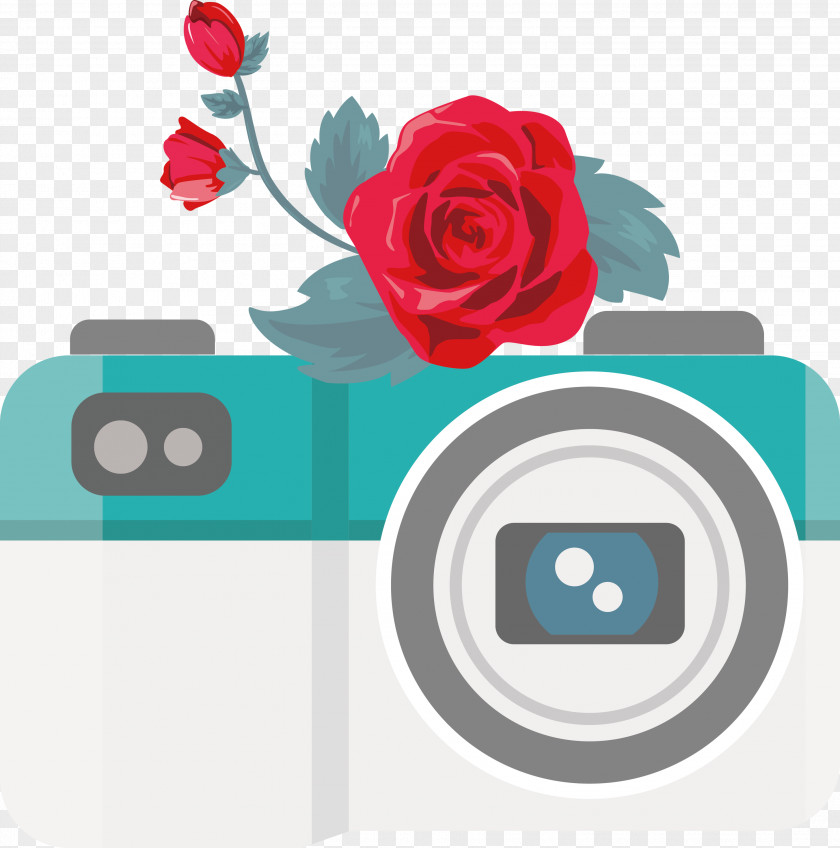 Camera Flower PNG