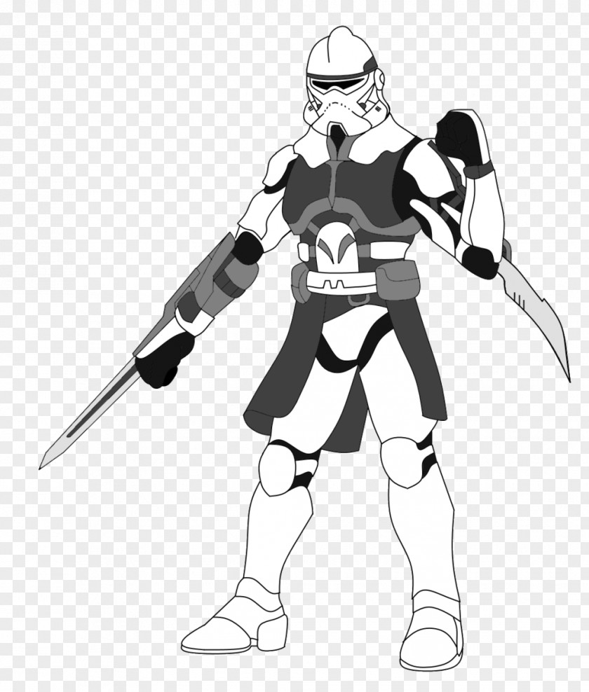 CLONE Clone Trooper 501st Legion Jedi Art Drawing PNG