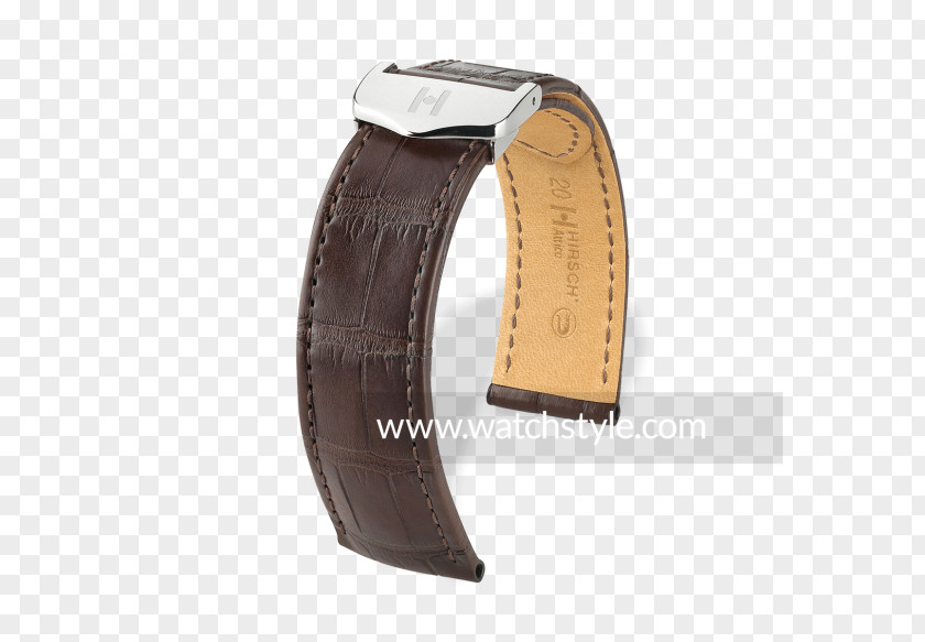 Fashion Folding Watch Strap Buckle Leather PNG