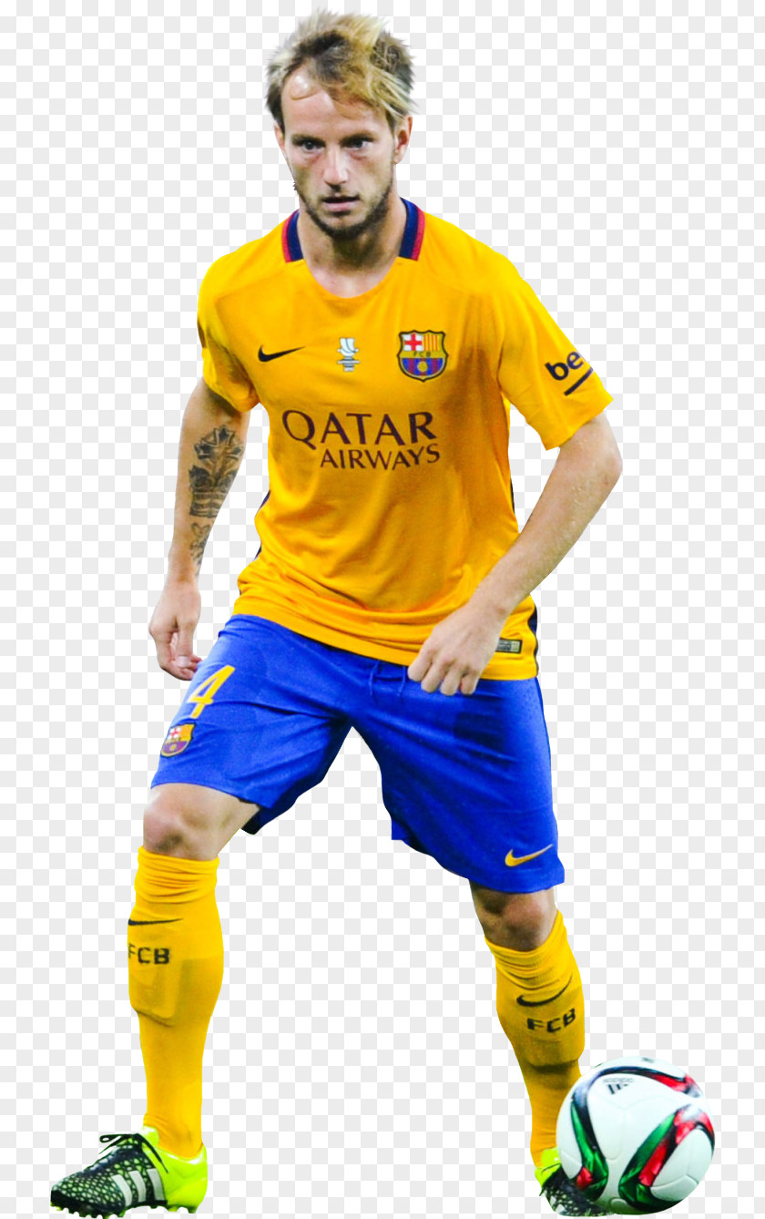 Fc Barcelona Ivan Rakitić 2015–16 FC Season Rendering Football PNG