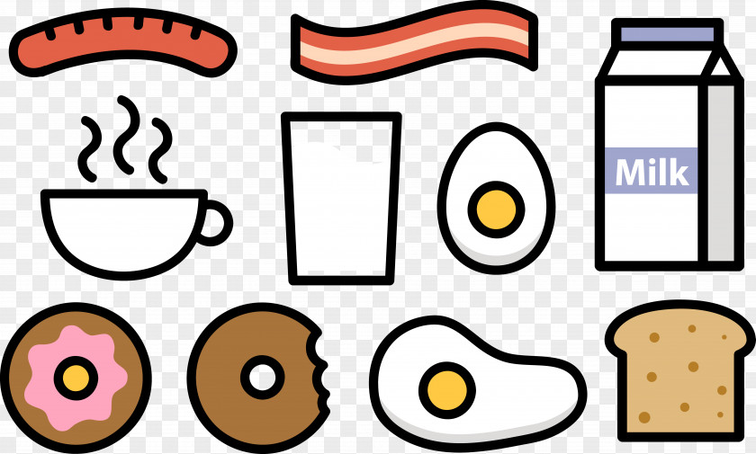 Features Breakfast Hot Dog Full Bacon Toast PNG