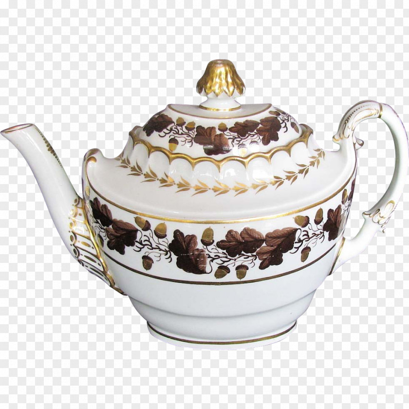 Antique Porcelain Worcester Teapot Pottery PNG