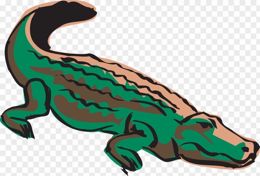 Blue Crocodile Clip Alligator Art PNG