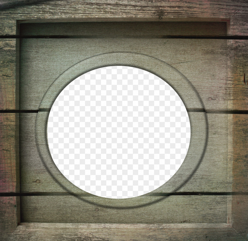 Brown Wood Hole Picture Frame Icon PNG