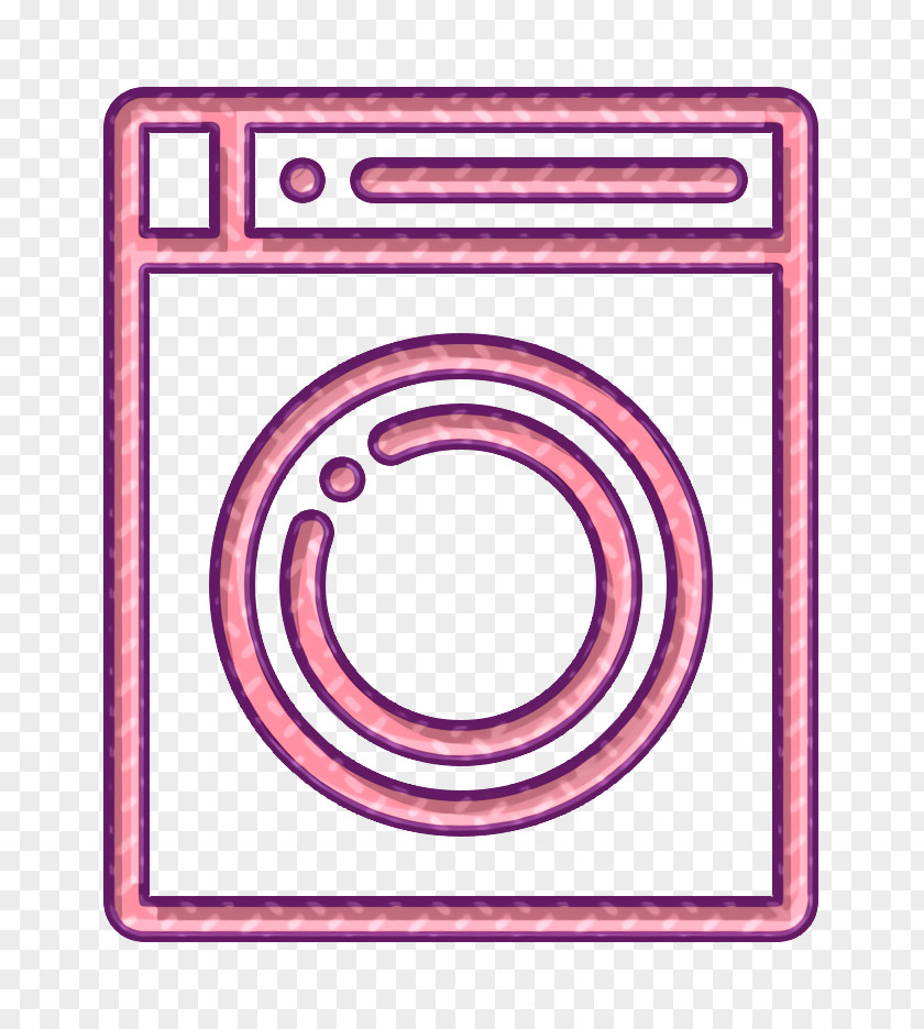 Furniture And Household Icon Washing Machine Bathroom PNG