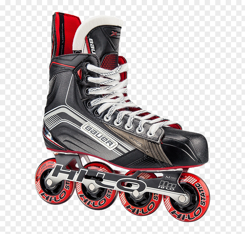 Inline Skating Quad Skates In-Line Shoe Bauer Vapor X600 Senior Hockey Cross-training PNG