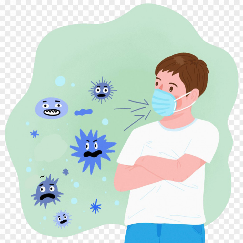 People With Colds And Germs PNG with colds and germs clipart PNG