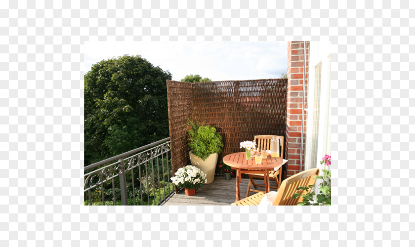 Rattan Divider Balcony Idea House Wood Terrace PNG