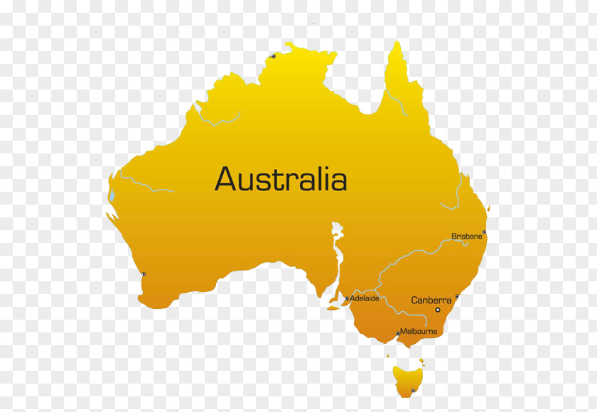 Orange Map Of Australia Western Tecalemit PNG