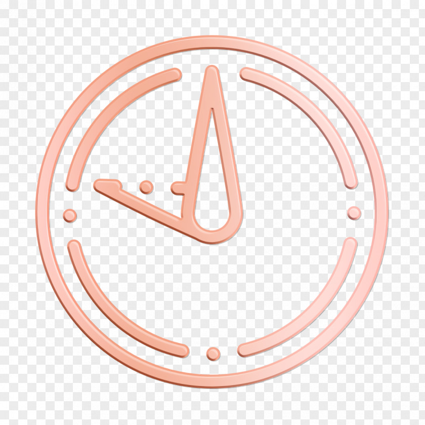 Archeology Icon Clock Sundial PNG