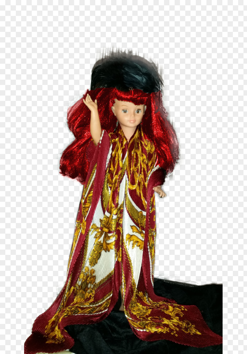 Red Hair Costume Design Tradition Maroon PNG