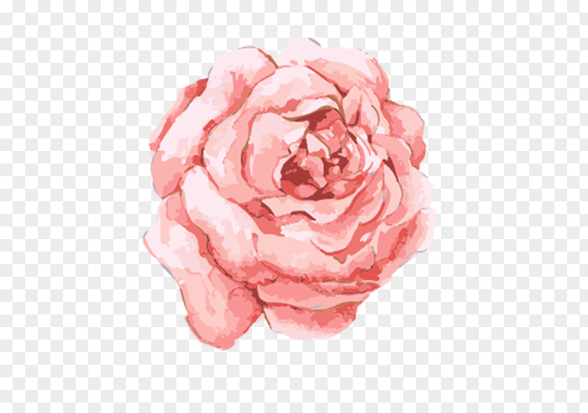 Rose Watercolor: Flowers Watercolor Painting Pink PNG