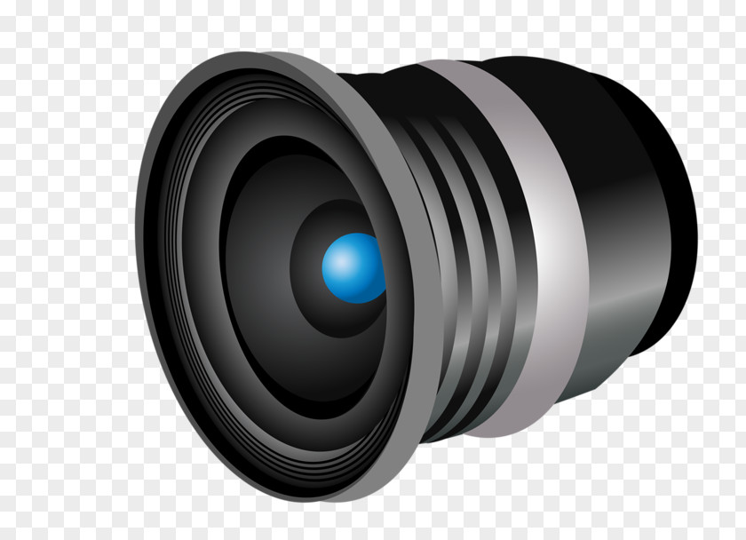 Hand-painted The Camera Lens Telescope Illustration PNG