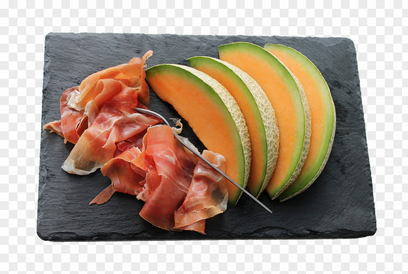 Melon And Meat Prosciutto Ham Italian Cuisine Cantaloupe Honeydew PNG