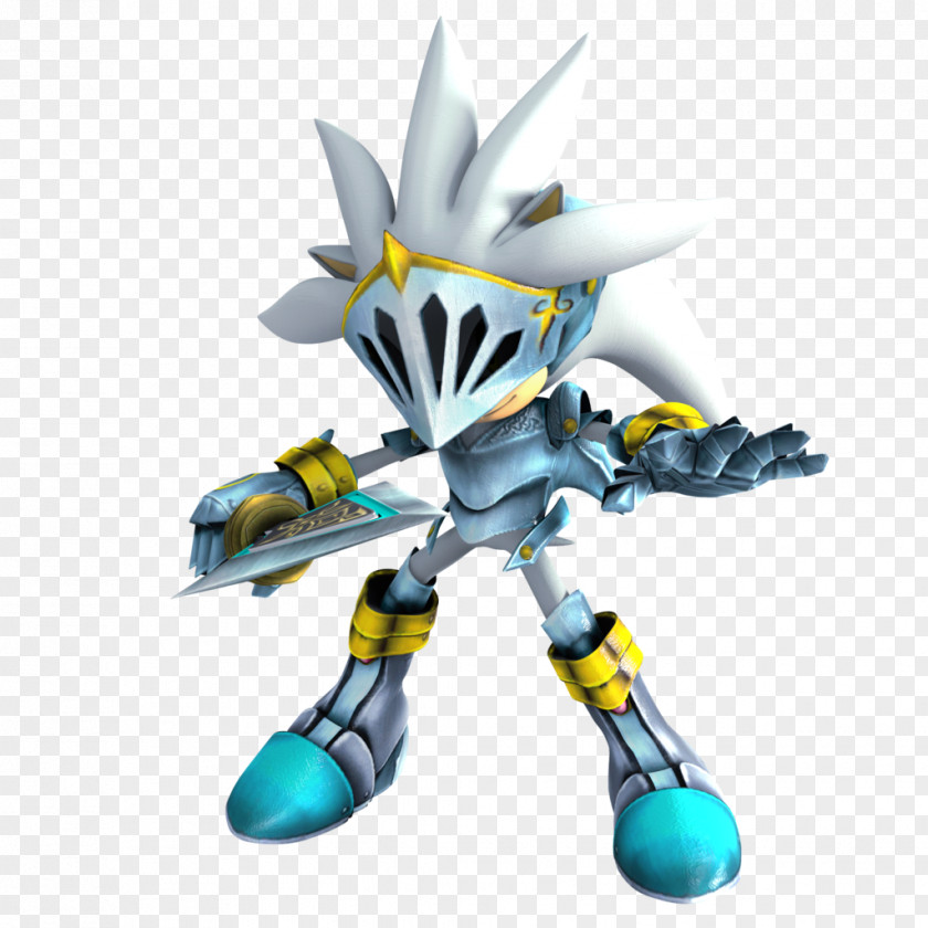 Silver Sonic And The Black Knight Galahad Lancelot Lamorak Shadow Hedgehog PNG