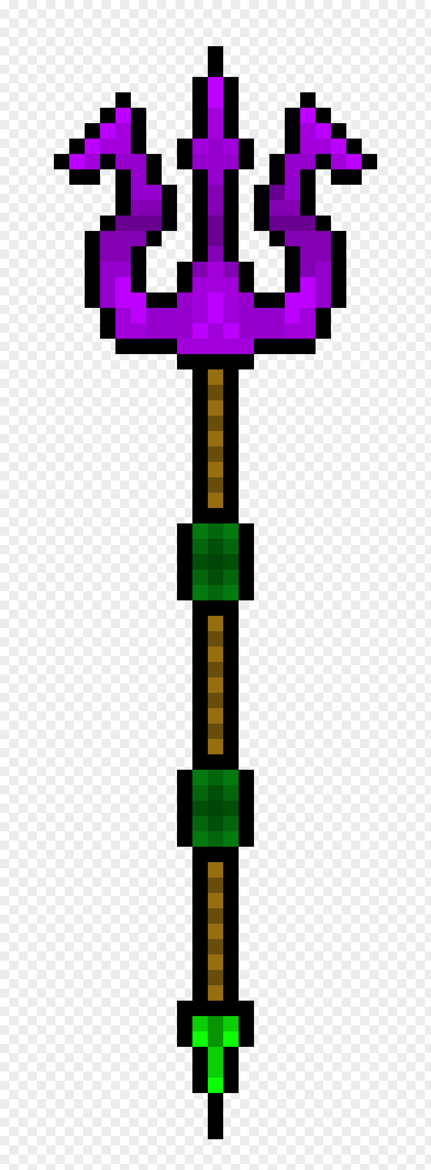 Tridents Pixel Art Sprite PNG