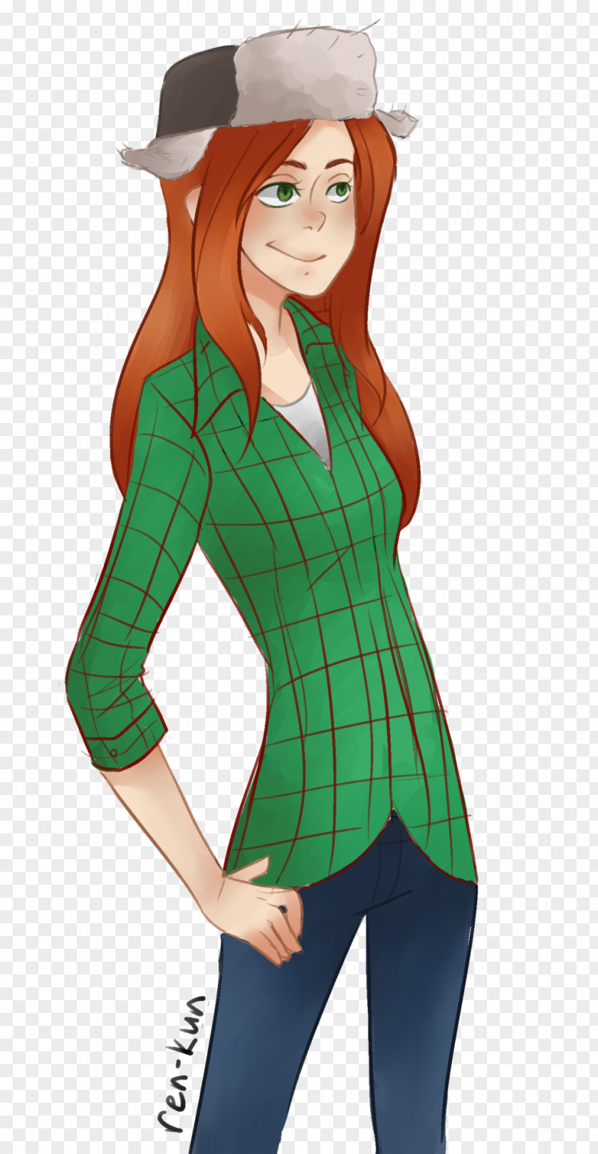 Wendy Gravity Falls Robbie Fan Art PNG