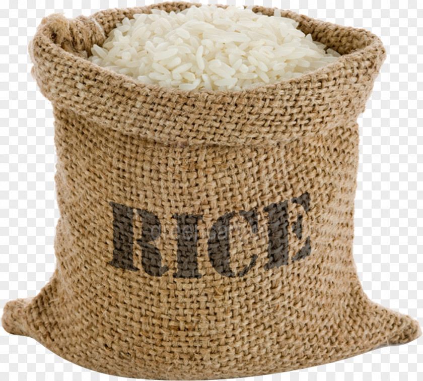 Wool Basmati Beige Gunny Sack Bag Carnaroli PNG