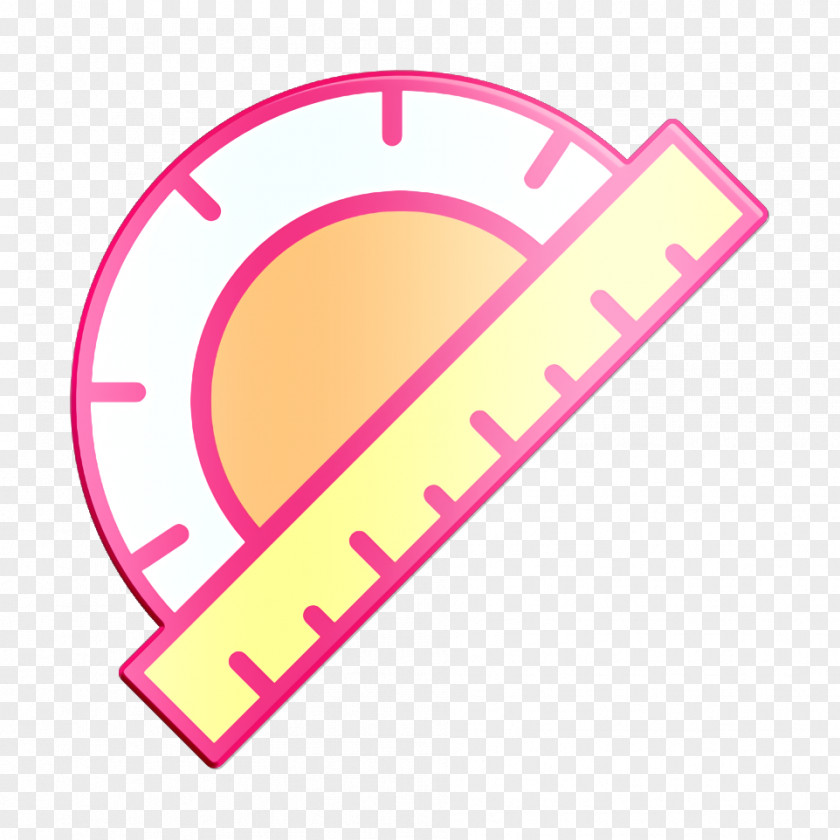 Graphic Design Icon Protractor Rule PNG