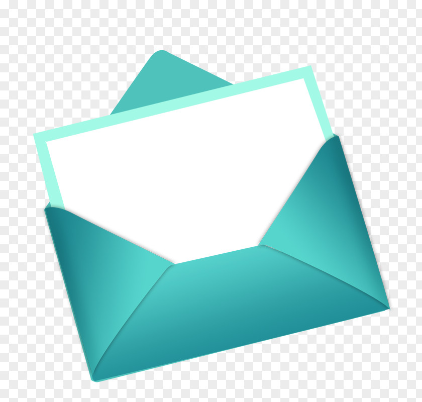 Sky Blue Envelope Paper Letter PNG