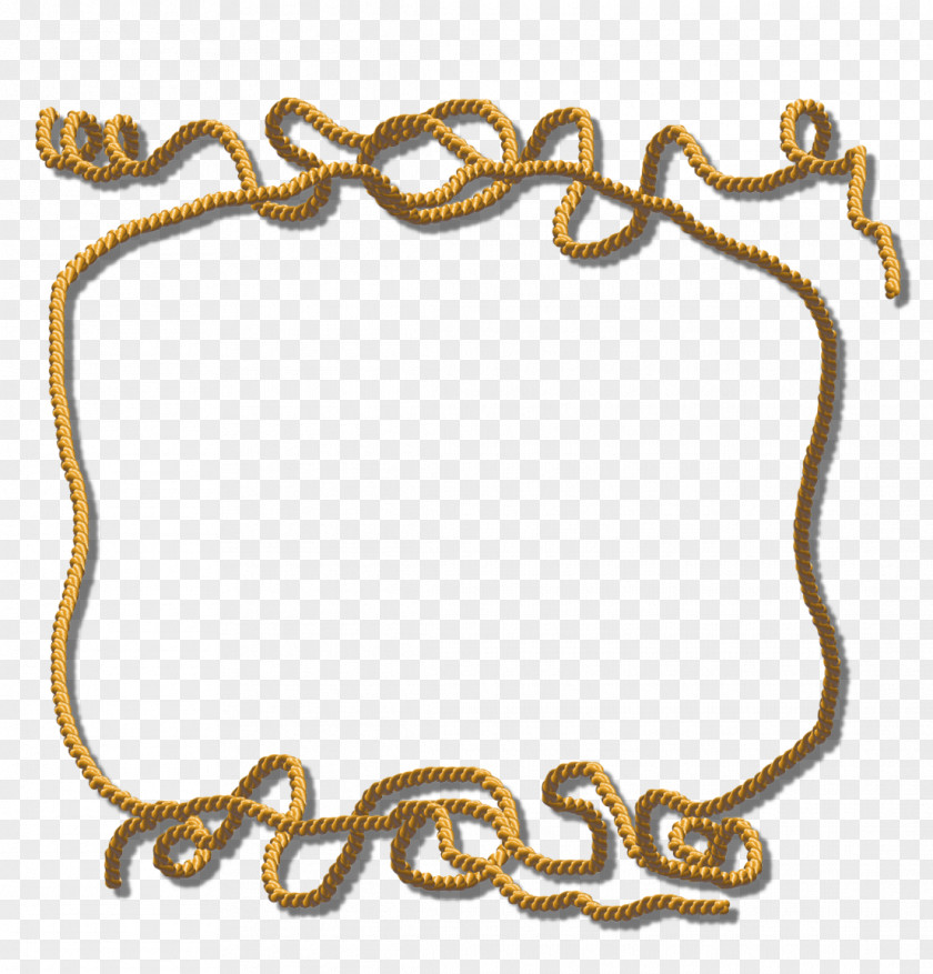 Yellow Frame Chain Body Jewellery Bracelet Font PNG