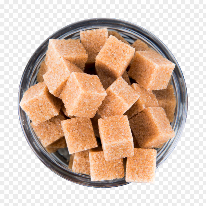 Brown Cane Sugar Cubes Sucrose PNG