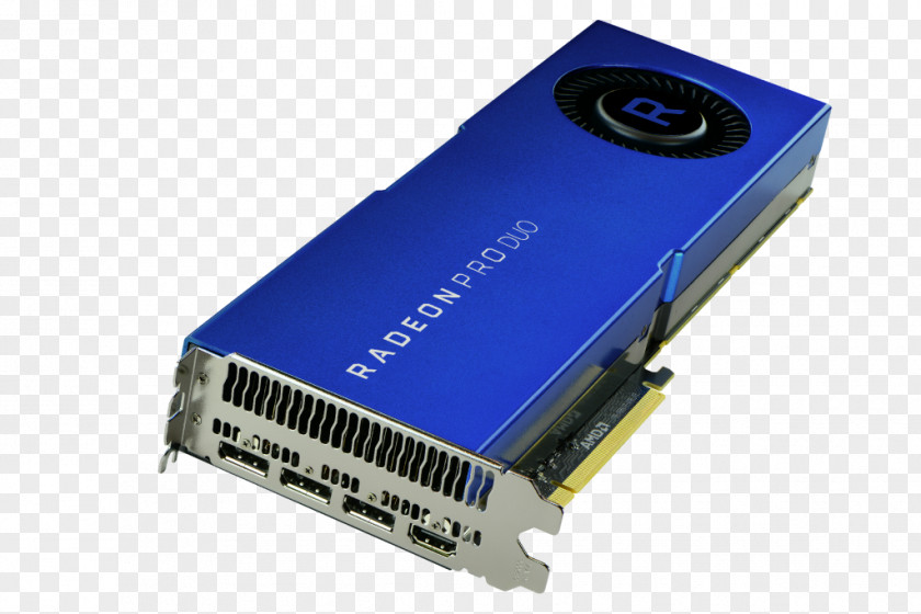 Computer Graphics Cards & Video Adapters AMD Radeon Pro Duo Processing Unit PNG
