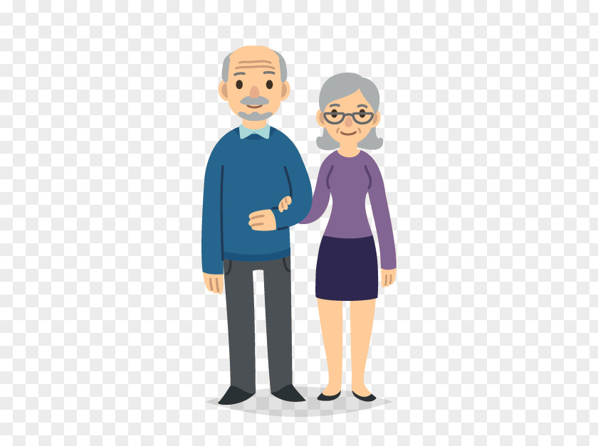 Couple Drawing Royalty-free Old Age PNG