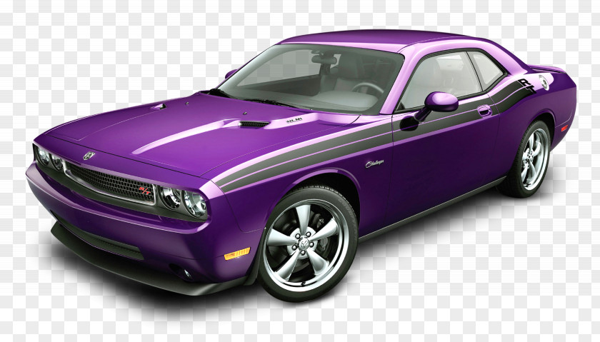 Dodge Challenger Violet Car 2010 R/T SRT8 Chrysler PNG