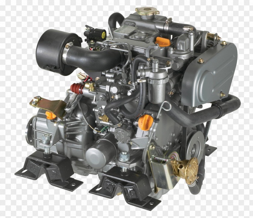 Engine Yanmar Diesel Inboard Motor Cylinder PNG