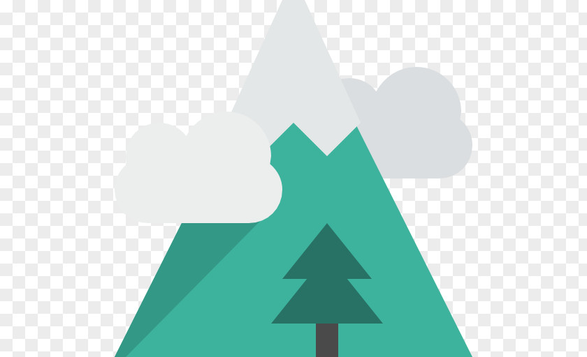 Forest Flag Mountain Icon PNG