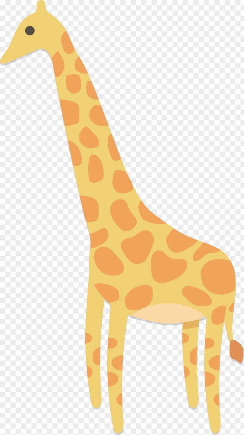 Giraffe Vector Stick Figure Northern Illustration PNG