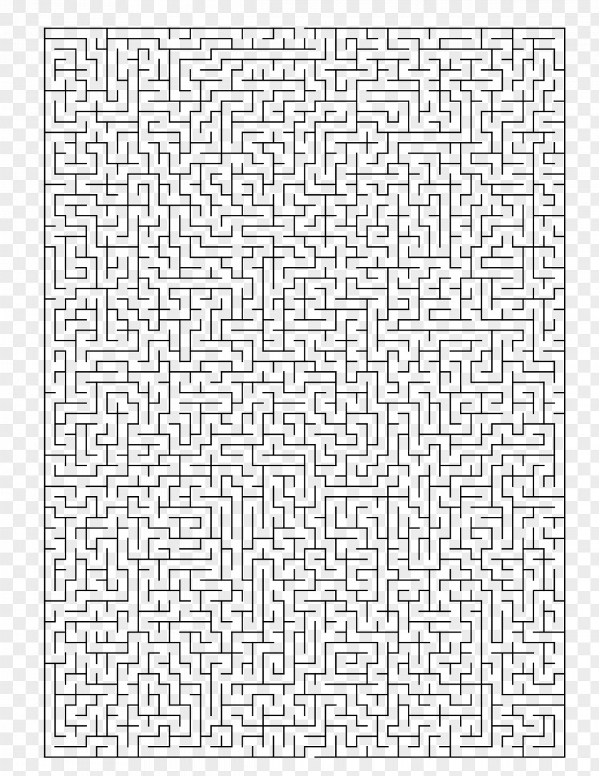 Maze Challenge Line Art Point Angle PNG