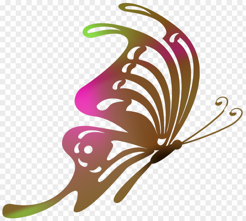 Red Butterfly Drawing Wedding Clip Art PNG